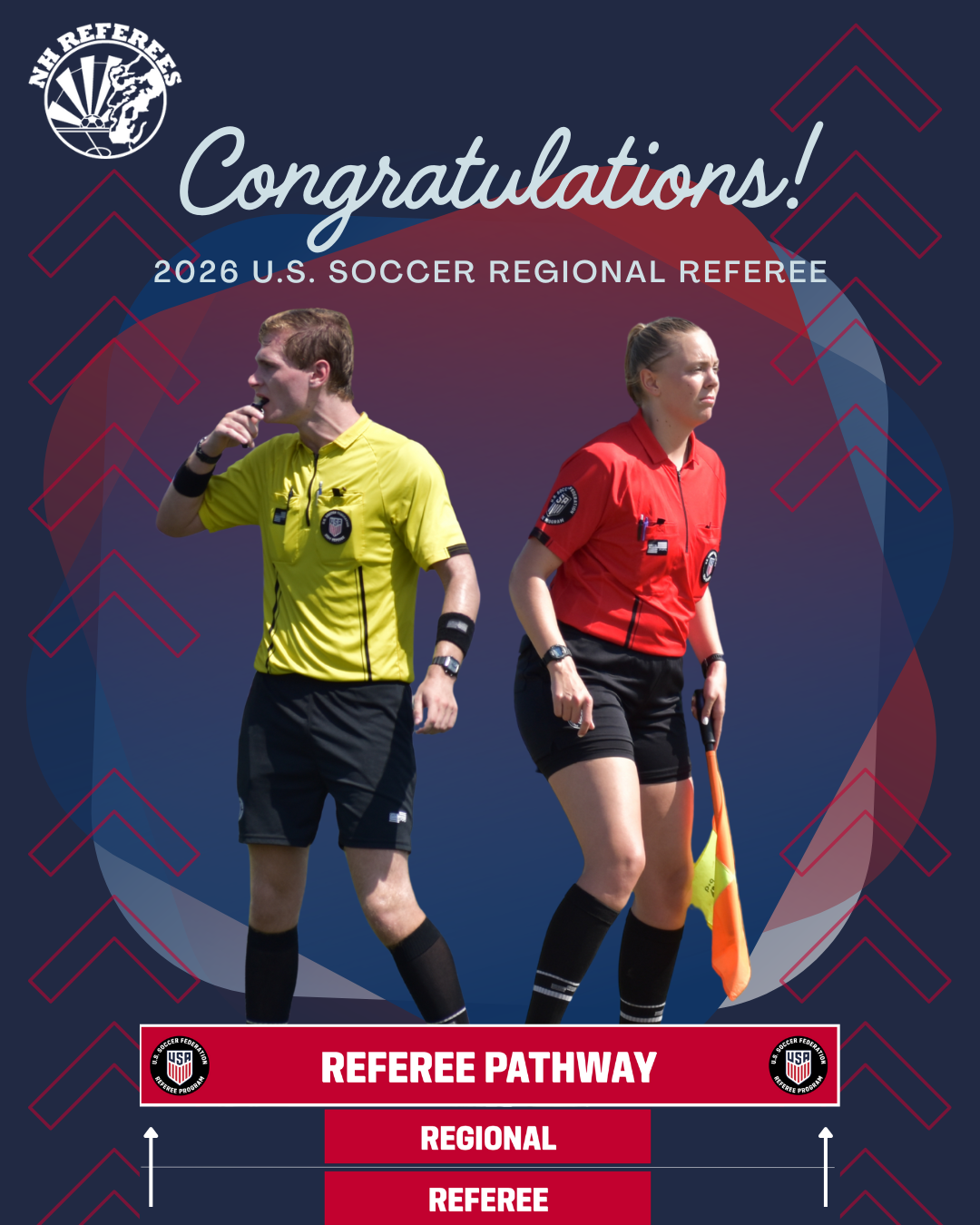 New Hampshire Welcomes Two New US Soccer Regional Referees